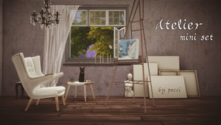 Atelier mini set by Pocci at Garden Breeze Sims 4
