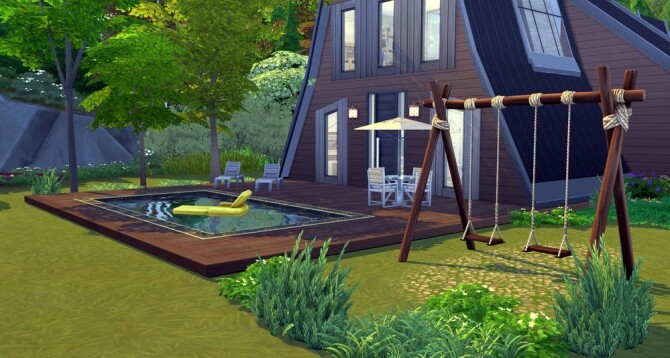 Sims 4 Under the roof house at ihelensims