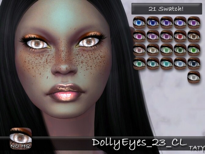 Sims 4 Dolly Eyes 23 CL by tatygagg at TSR