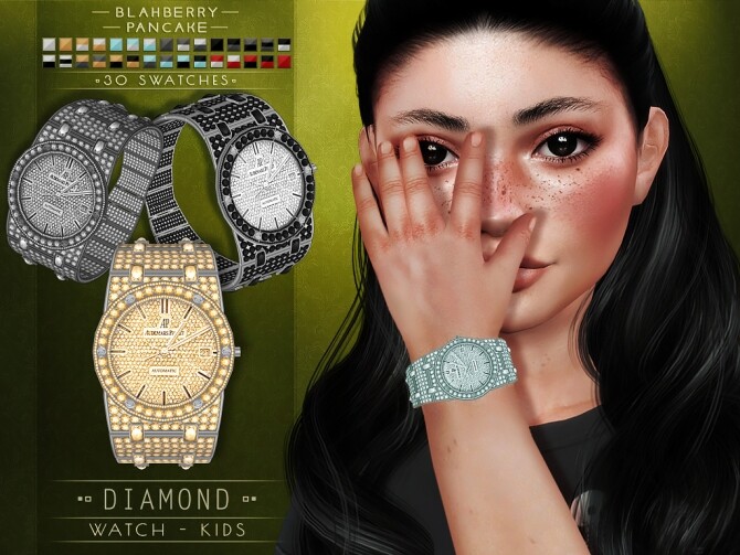 Sims 4 Diamond watches at Blahberry Pancake