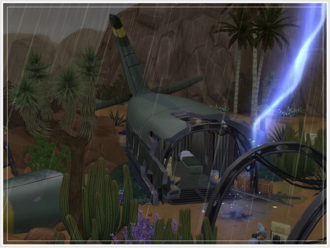 Sims 4 Plane Crash No CC by philo at TSR