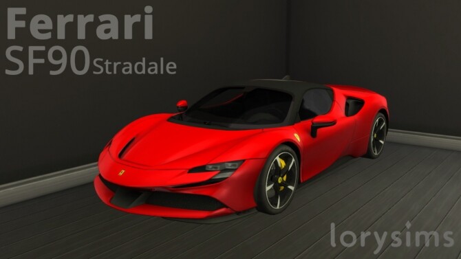 Sims 4 Ferrari SF90 Stradale at LorySims