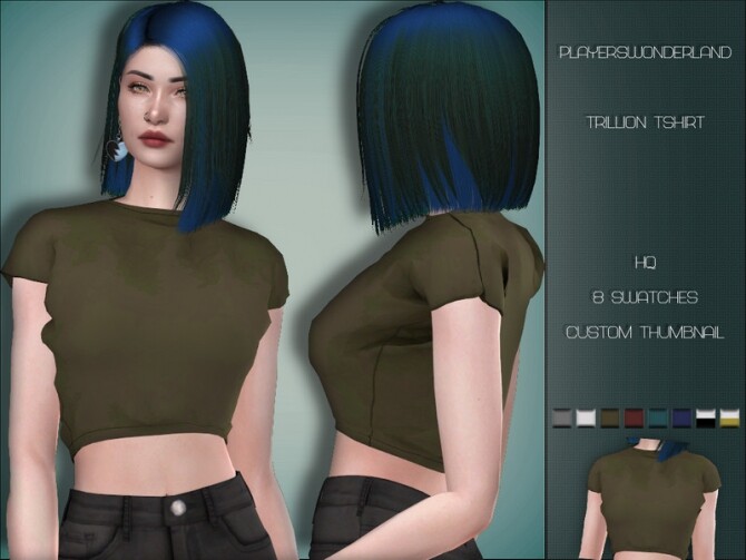 Sims 4 Trillion T shirt by PlayersWonderland at TSR