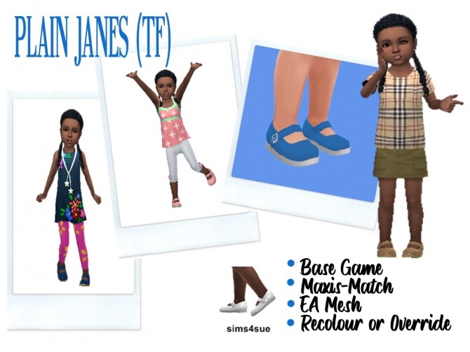 Sims 4 BG PLAIN JANES (TF) at Sims4Sue