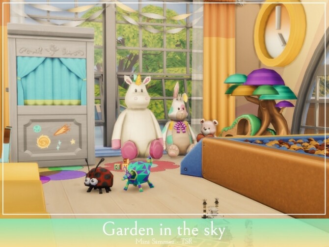 Sims 4 Garden in the sky by Mini Simmer at TSR