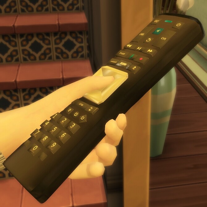 Sims 4 Default Replacement Remote Control by dynamus at Mod The Sims