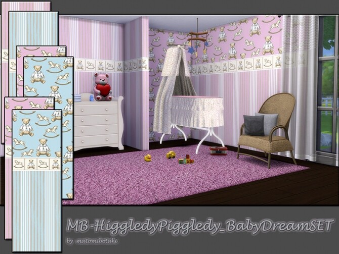 Sims 4 MB Higgledy Piggledy Baby Dream SET by matomibotaki at TSR