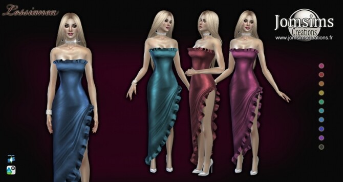 Sims 4 Lessianea dress at Jomsims Creations