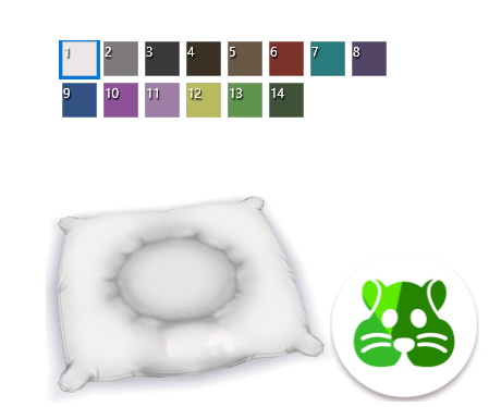 Sims 4 One Colored Animal Bedding by BlueHorse at Mod The Sims