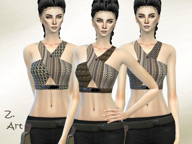 Sims 4 Apocalyptic IV Top by Zuckerschnute20 at TSR
