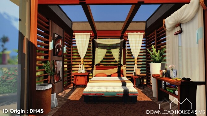 Sims 4 Single Beach House by Samuel at DH4S
