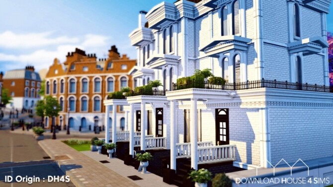 Sims 4 London Flat by Samuel at DH4S