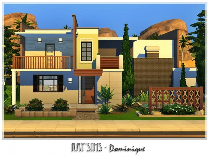 Sims 4 Dominique house by Ray Sims at TSR