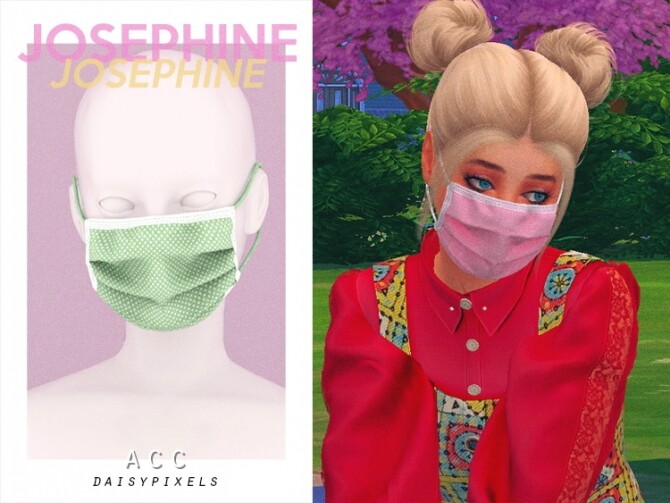 Sims 4 Josephine Face Mask at Daisy Pixels