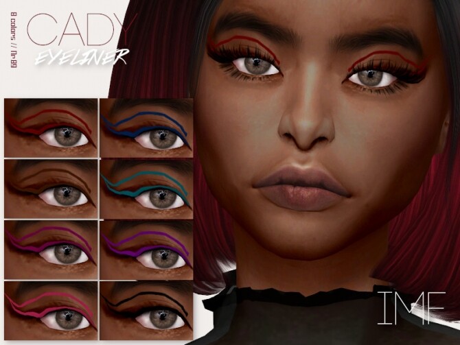 Sims 4 IMF Cady Eyeliner N.89 by IzzieMcFire at TSR