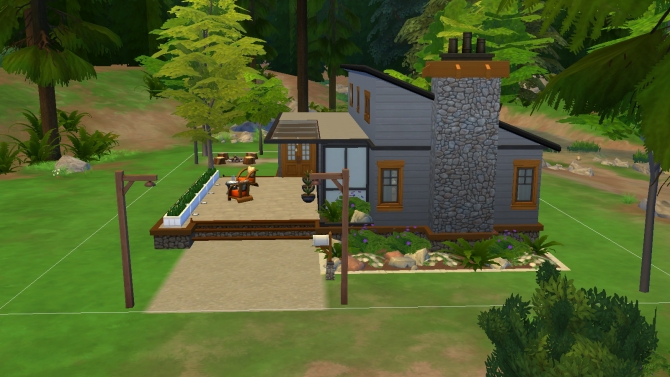 Austin Lodge No CC by JudeEmmaNell at Mod The Sims » Sims 4 Updates