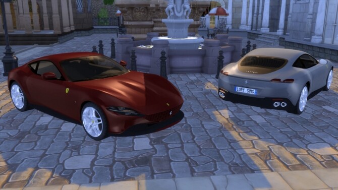Sims 4 Ferrari Roma at LorySims
