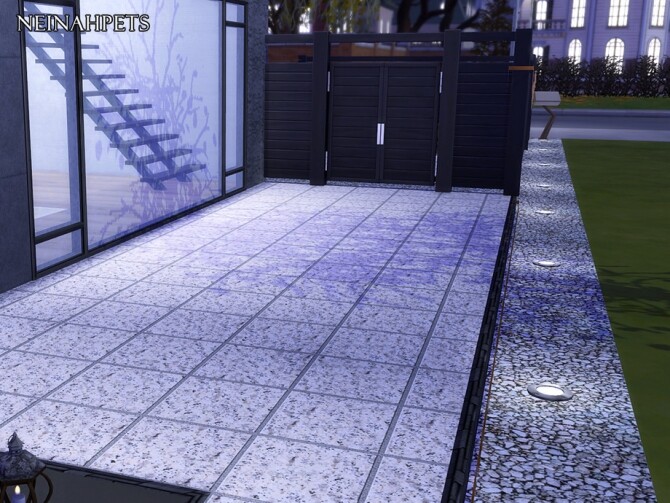 Sims 4 River Walk Tile Granite Pavement by neinahpets at TSR