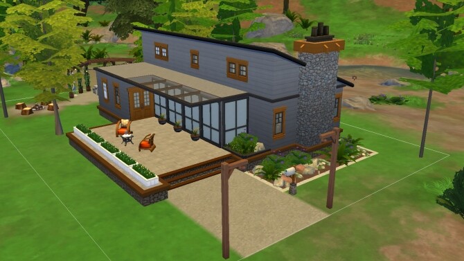 Sims 4 Austin Lodge No CC by JudeEmmaNell at Mod The Sims