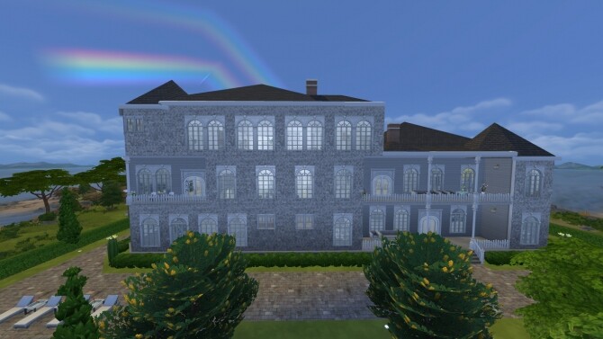 Sims 4 The Huge Lakeside Mansion by xperimental.sim at Mod The Sims