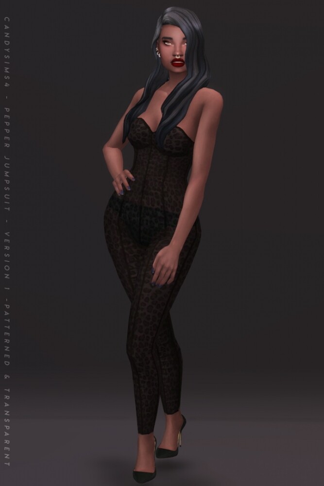 Sims 4 PEPPER JUMPSUIT at Candy Sims 4
