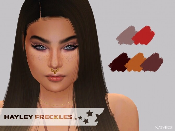 Sims 4 Hayley Freckles at Katverse