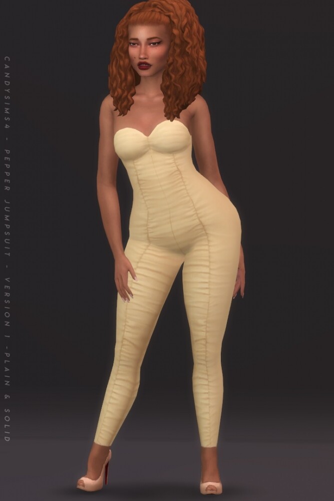 Sims 4 PEPPER JUMPSUIT at Candy Sims 4