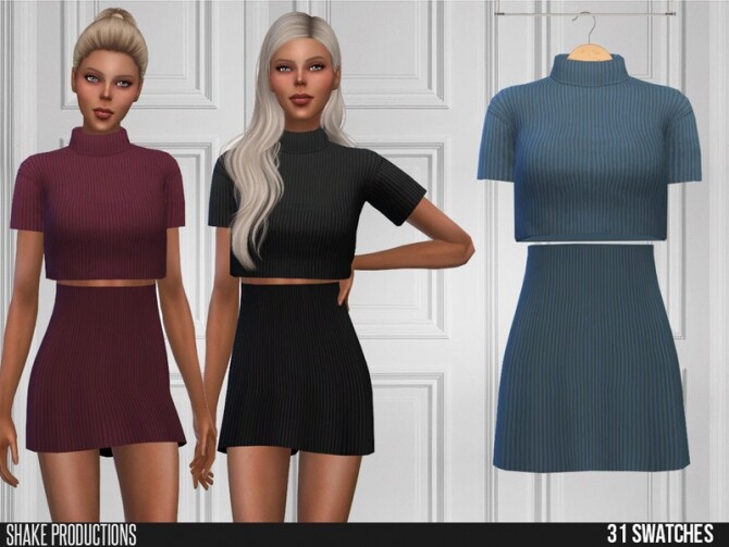 Sims 4 436 Dress by ShakeProductions at TSR