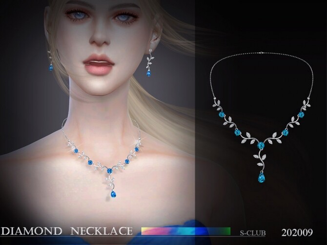 Sims 4 Necklace 202009 by S Club LL at TSR