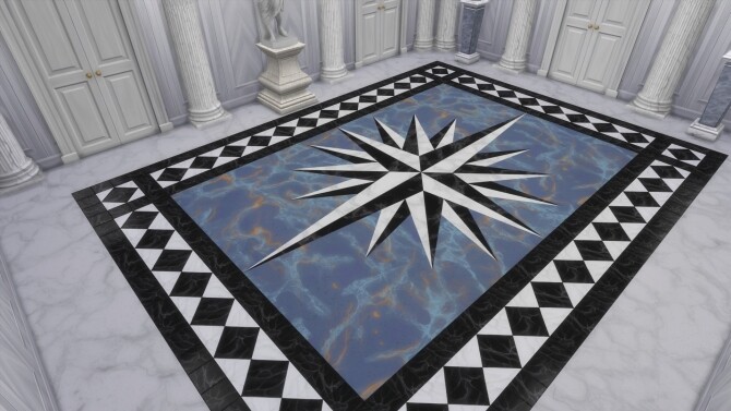 Sims 4 Check Mate! Marble Flooring Add Ons by TheJim07 at Mod The Sims
