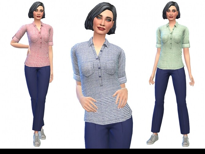 Sims 4 Ageless Style Top 01 by Little Things at TSR