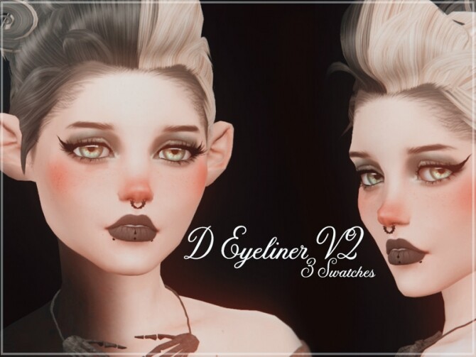Sims 4 D Eyeliner V2 by Reevaly at TSR