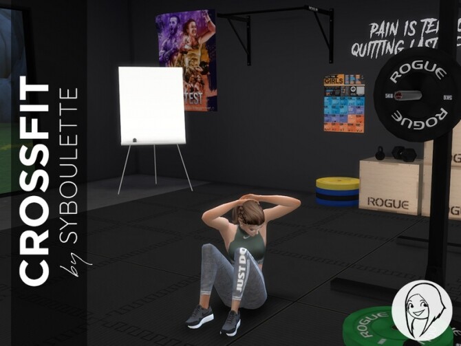 Sims 4 Crossfit Homegym Set by Syboubou at TSR
