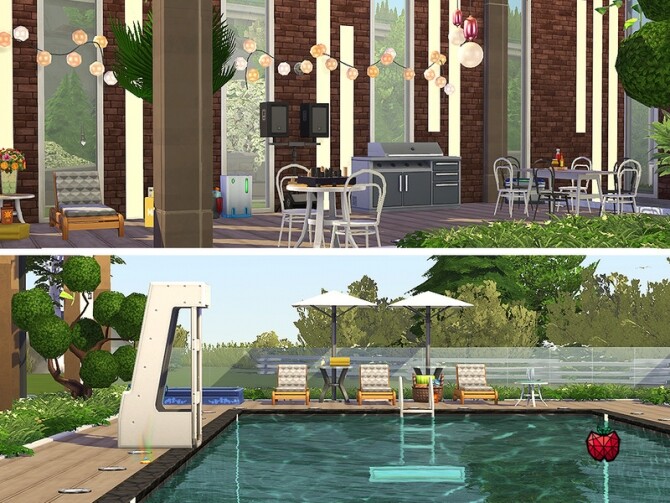Sims 4 Talita beautiful family mansion by melapples at TSR