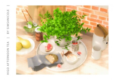 Higo Afternoon Tea at Sims4Nicole