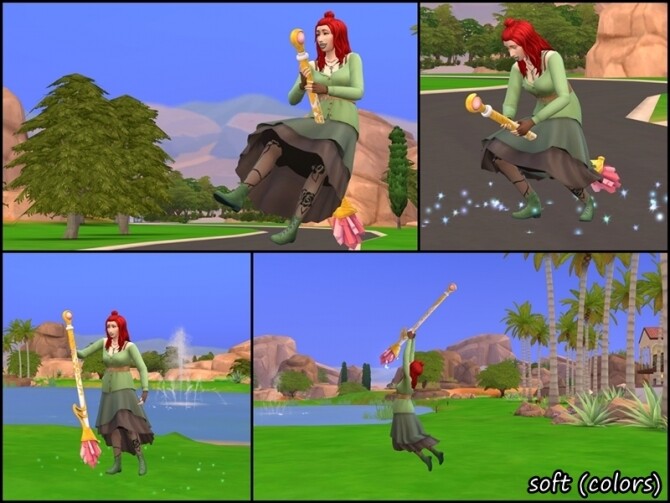 Sims 4 Broom Replacement for Realm of Magic by Lulu The Cute Sim at Mod The Sims