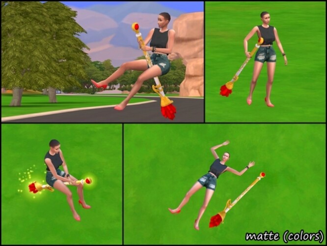 Broom Replacement for Realm of Magic by Lulu The Cute Sim at Mod The