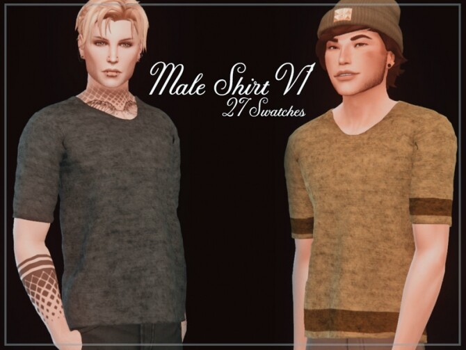 Sims 4 Male Shirt V1 by Reevaly at TSR