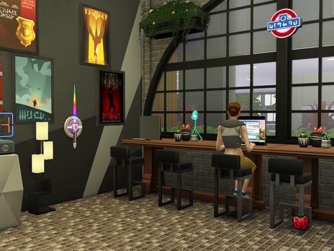 Sims 4 Jack cafe by melapples at TSR