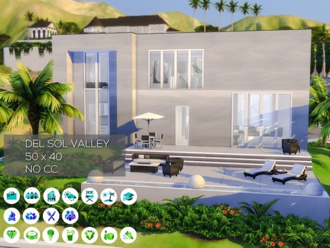 Sims 4 Ultra Modern Mansion by Summerr Plays at TSR