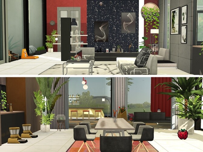 Sims 4 Talita beautiful family mansion by melapples at TSR