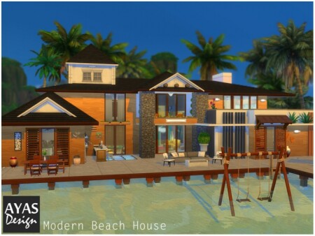 Modern Beach House by ozgeayas at TSR
