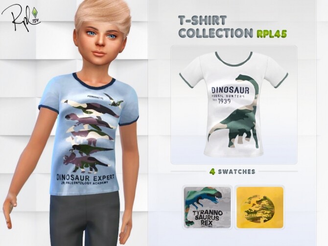 Sims 4 T shirt Collection RPL45 by RobertaPLobo at TSR
