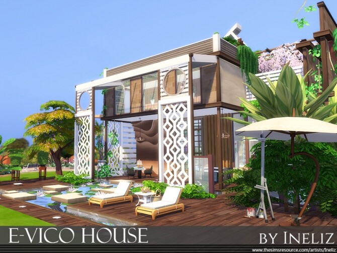 Sims 4 e Vico House by Ineliz at TSR