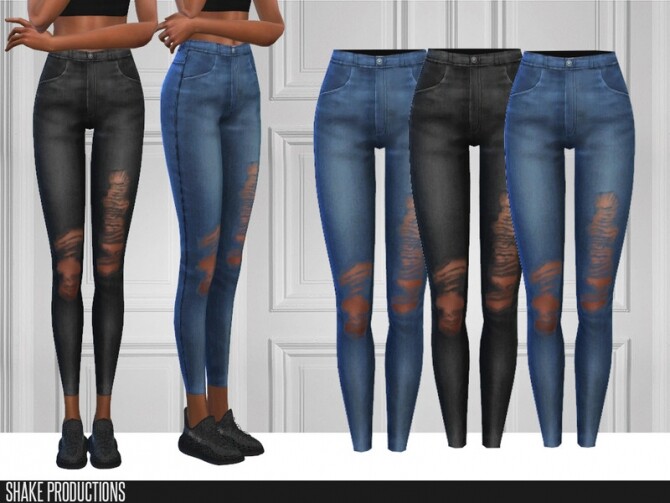 Sims 4 437 Jeans SET by ShakeProductions at TSR