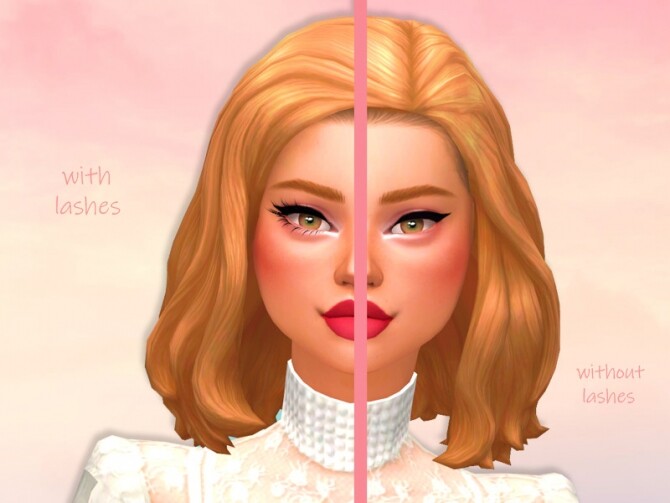 Sims 4 Miss Petal Eyeliner by LadySimmer94 at TSR