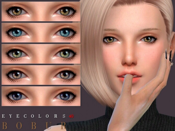 Sims 4 Eyecolors 40 by Bobur3 at TSR