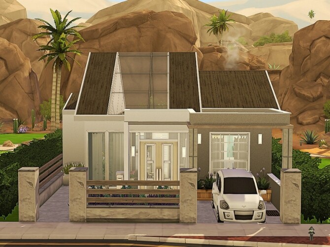 Sims 4 Tiny Simple Family Home by lotsbymanal at TSR