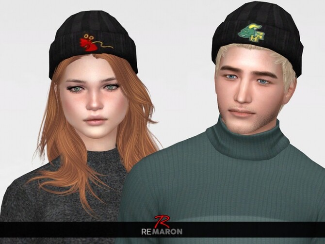 Sims 4 Beanie for both gender by remaron at TSR