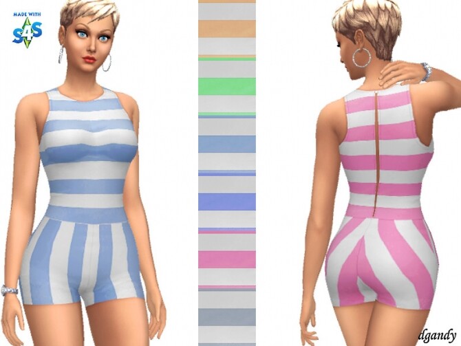 Sims 4 Short Jumpsuit 20200518 by dgandy at TSR